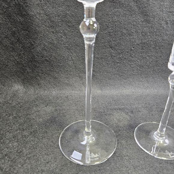 VTG Bjorn Wiinblad Rosenthal Studio Line Crystal Candlestick Set (3) Romance 70s - Picture 9 of 16
